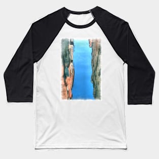 Reflection in a Rio, Venice, Italy Baseball T-Shirt